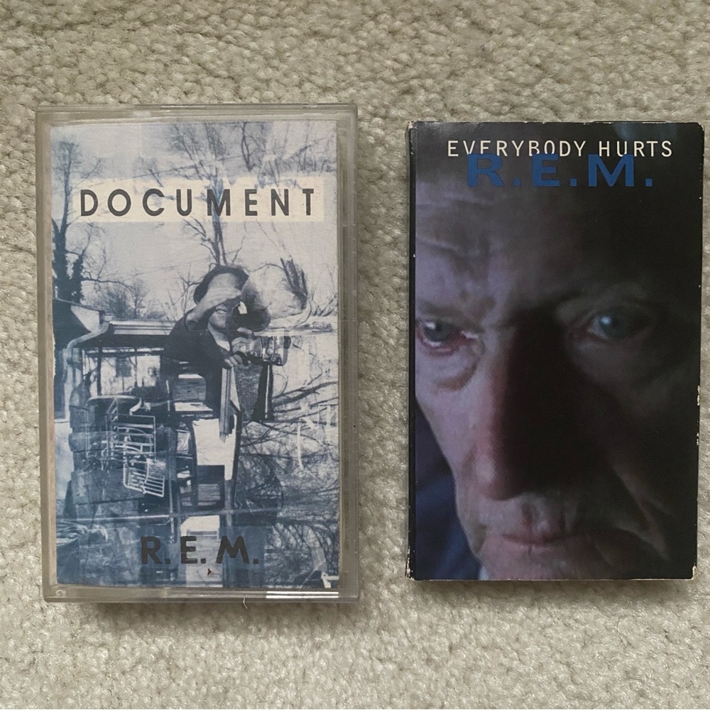 80s/90s l R.E.M. l 1 Cassette Tape + 1 Cassette Single